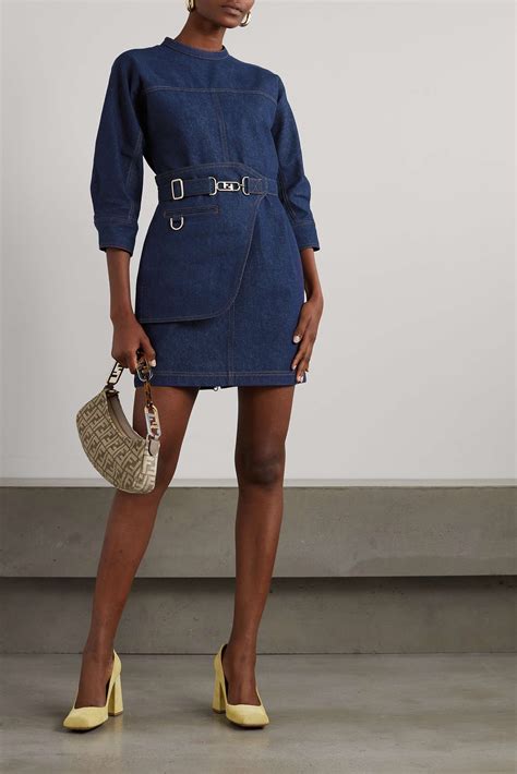 fendi casual dress|fendi denim dress.